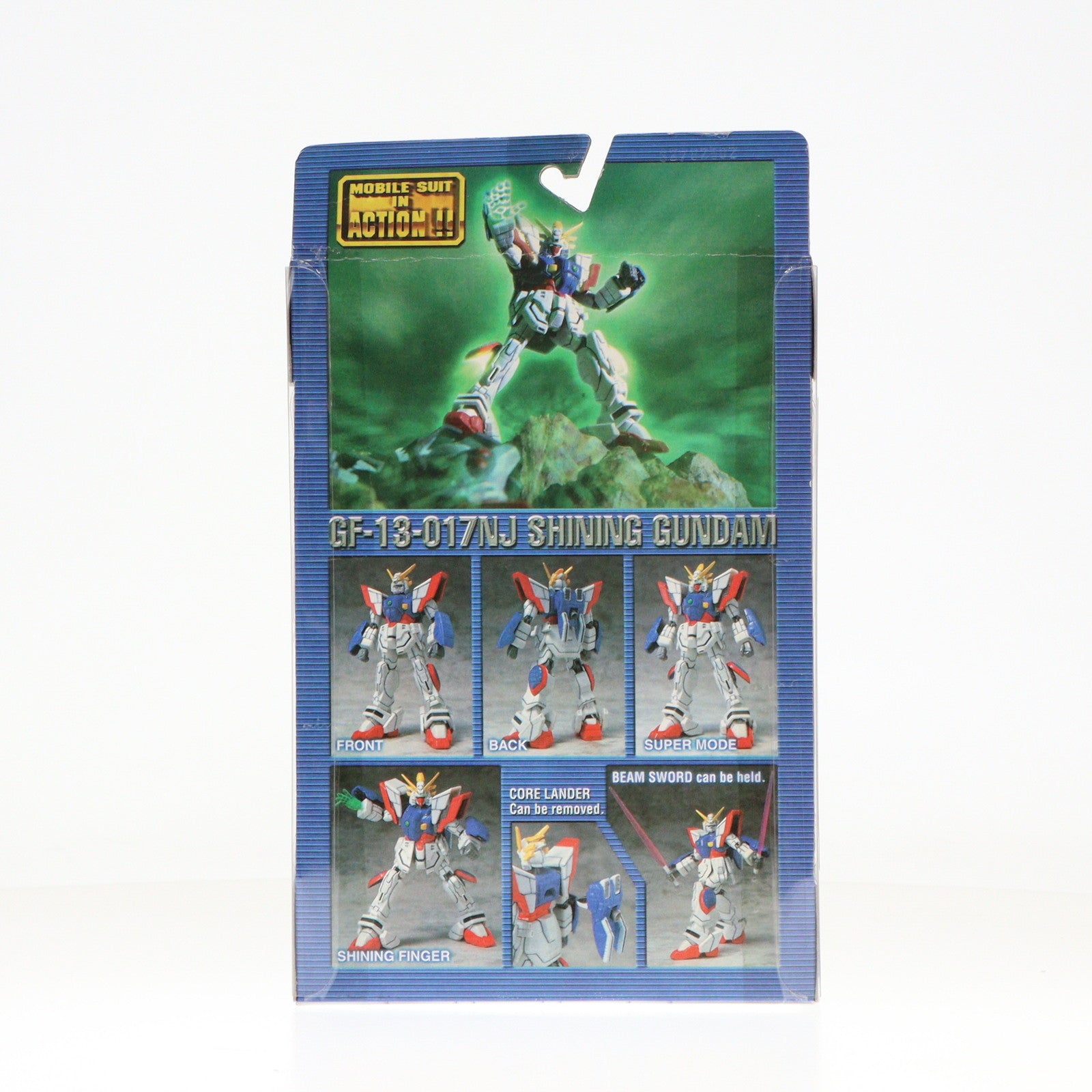 【中古即納】[FIG] MS IN ACTION!!(モビルスーツ・イン・アクション) GF-13-017NJ シャイニングガンダム 機動武闘伝Gガンダム 完成品 可動フィギュア バンダイ(20020628)