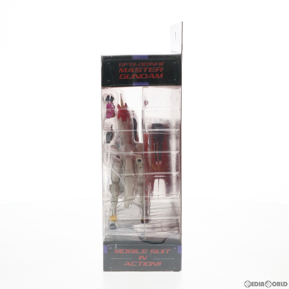 【中古即納】[FIG] MS IN ACTION!!(モビルスーツ・イン・アクション) GF13-001NHII マスターガンダム&風雲再起 機動武闘伝Gガンダム 完成品 可動フィギュア バンダイ(20020930)