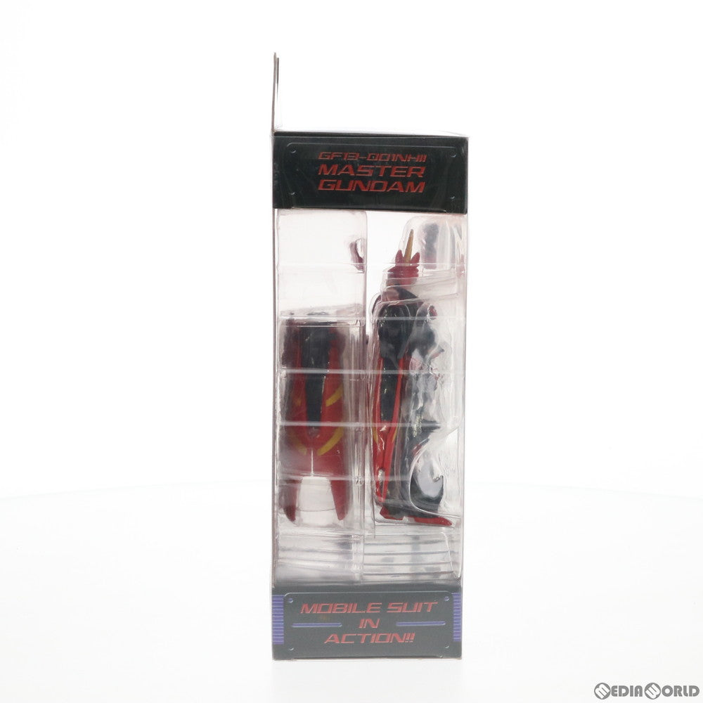 【中古即納】[FIG] MS IN ACTION!!(モビルスーツ・イン・アクション) GF13-001NHII マスターガンダム&風雲再起 機動武闘伝Gガンダム 完成品 可動フィギュア バンダイ(20020930)