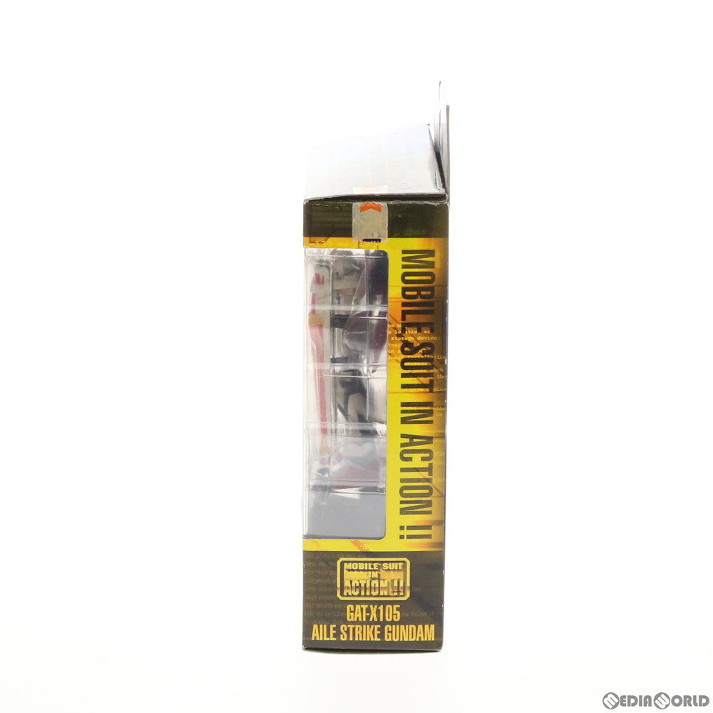 【中古即納】[FIG] MS IN ACTION!!(モビルスーツ・イン・アクション) GAT-X105 エールストライクガンダム 機動戦士ガンダムSEED(シード) 完成品 可動フィギュア バンダイ(20040520)