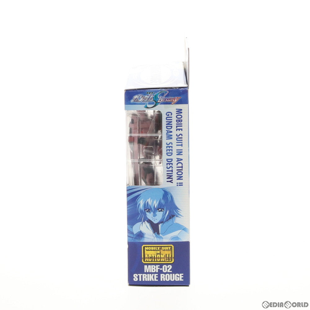 【中古即納】[FIG] MS IN ACTION!!(モビルスーツ・イン・アクション) MBF-02 ストライクルージュ 機動戦士ガンダムSEED DESTINY(シード デスティニー) 完成品 可動フィギュア バンダイ(20050923)