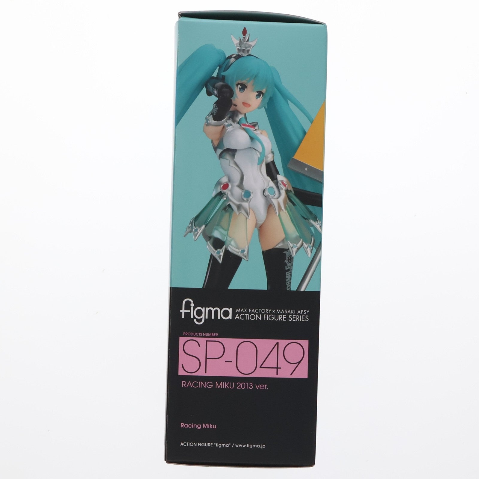 【中古即納】[FIG] figma(フィグマ) SP-049 レーシングミク 2013ver. 初音ミクGTプロジェクト 完成品 可動フィギュア GSR&Studie with TeamUKYO 個人スポンサー特典 グッドスマイルレーシング(20140131)