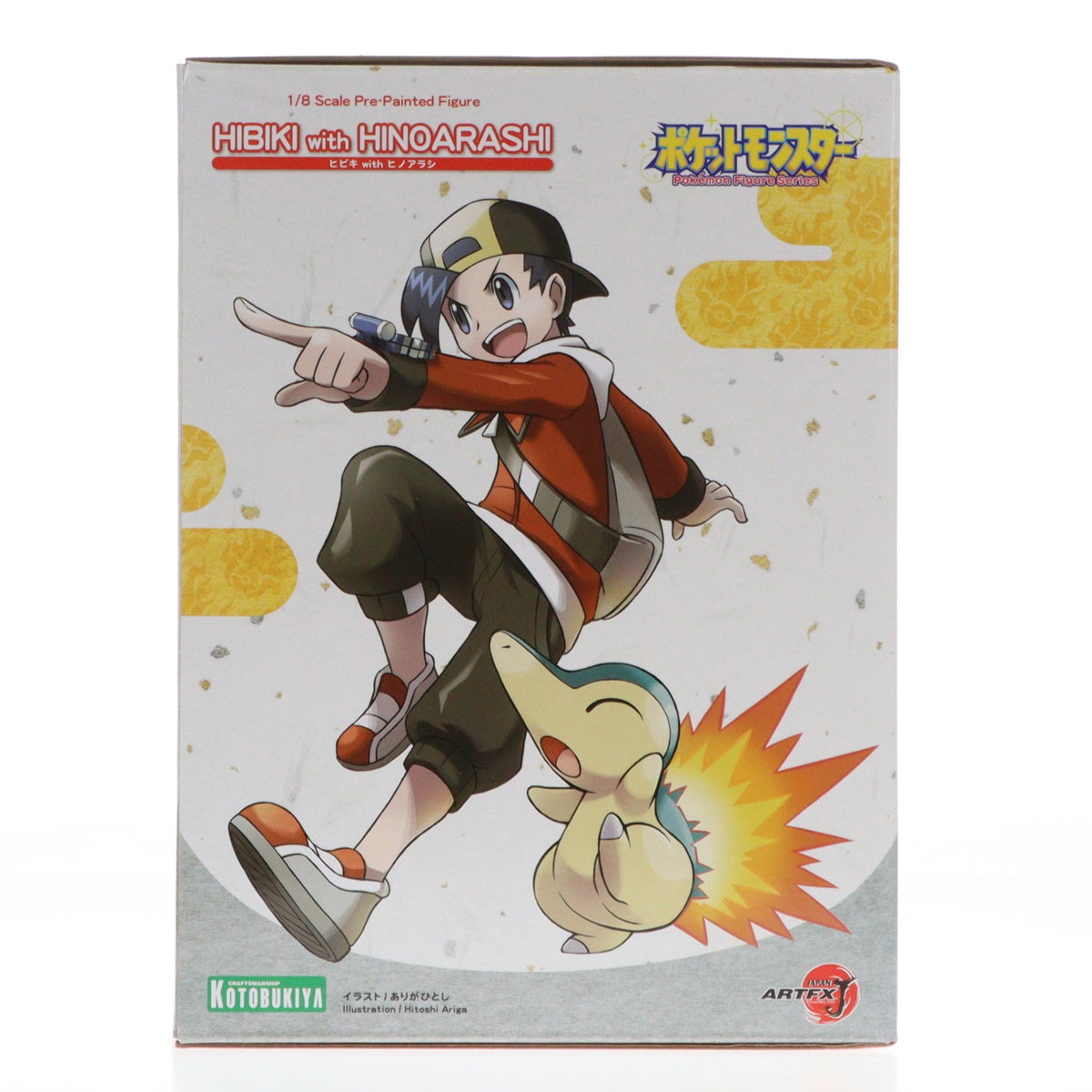 【中古即納】[FIG] ARTFX J ヒビキ with ヒノアラシ ポケットモンスター 1/8 完成品 フィギュア(PP759) コトブキヤ(20190525)