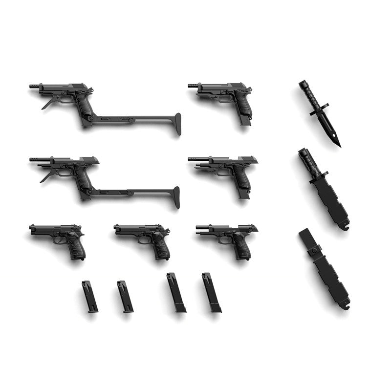 【新品】【お取り寄せ】[PTM] LittleArmory(リトルアーモリー) LA049 1/12 M9&M93Rタイプ プラモデル(291084) TOMYTEC(トミーテック) (20190425)