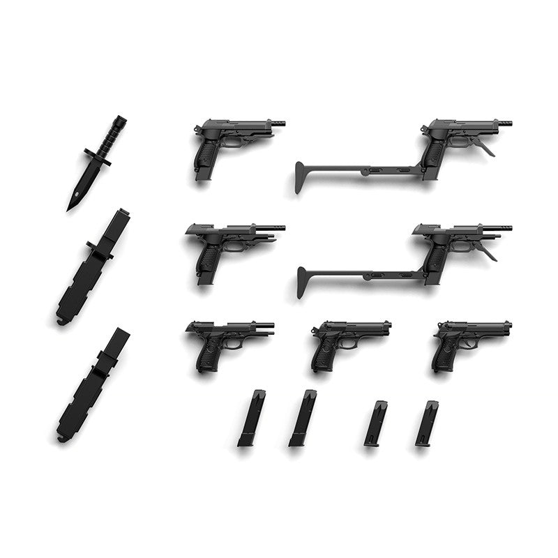 【新品】【お取り寄せ】[PTM] LittleArmory(リトルアーモリー) LA049 1/12 M9&M93Rタイプ プラモデル(291084) TOMYTEC(トミーテック) (20190425)