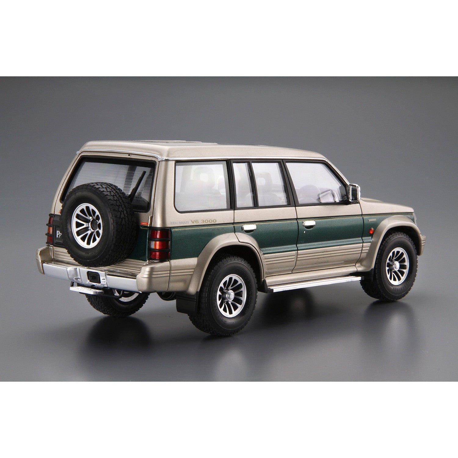 【新品即納】[PTM] (再々販)ザ・モデルカー No.107 1/24 ミツビシ V43W パジェロ スーパーエクシード '91 プラモデル(057100) アオシマ(20241231)