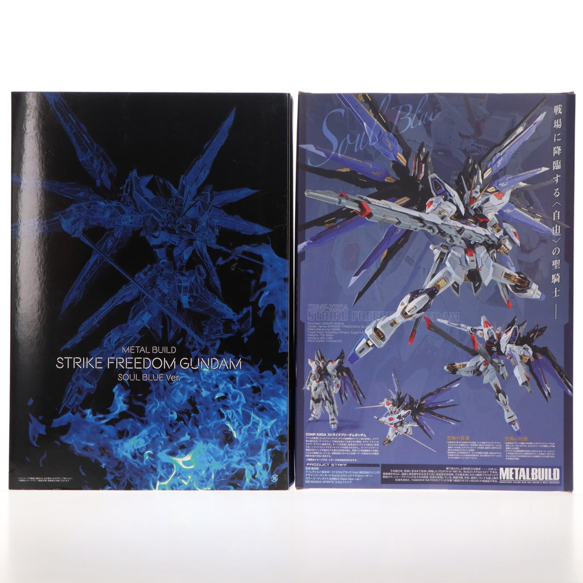 【中古即納】[FIG] METAL BUILD ストライクフリーダムガンダム SOUL BLUE Ver. 機動戦士ガンダムSEED DESTINY(シード デスティニー) 完成品 可動フィギュア TAMASHII NATION2018会場&魂ウェブ商店限定 バンダイスピリッツ(20181026)