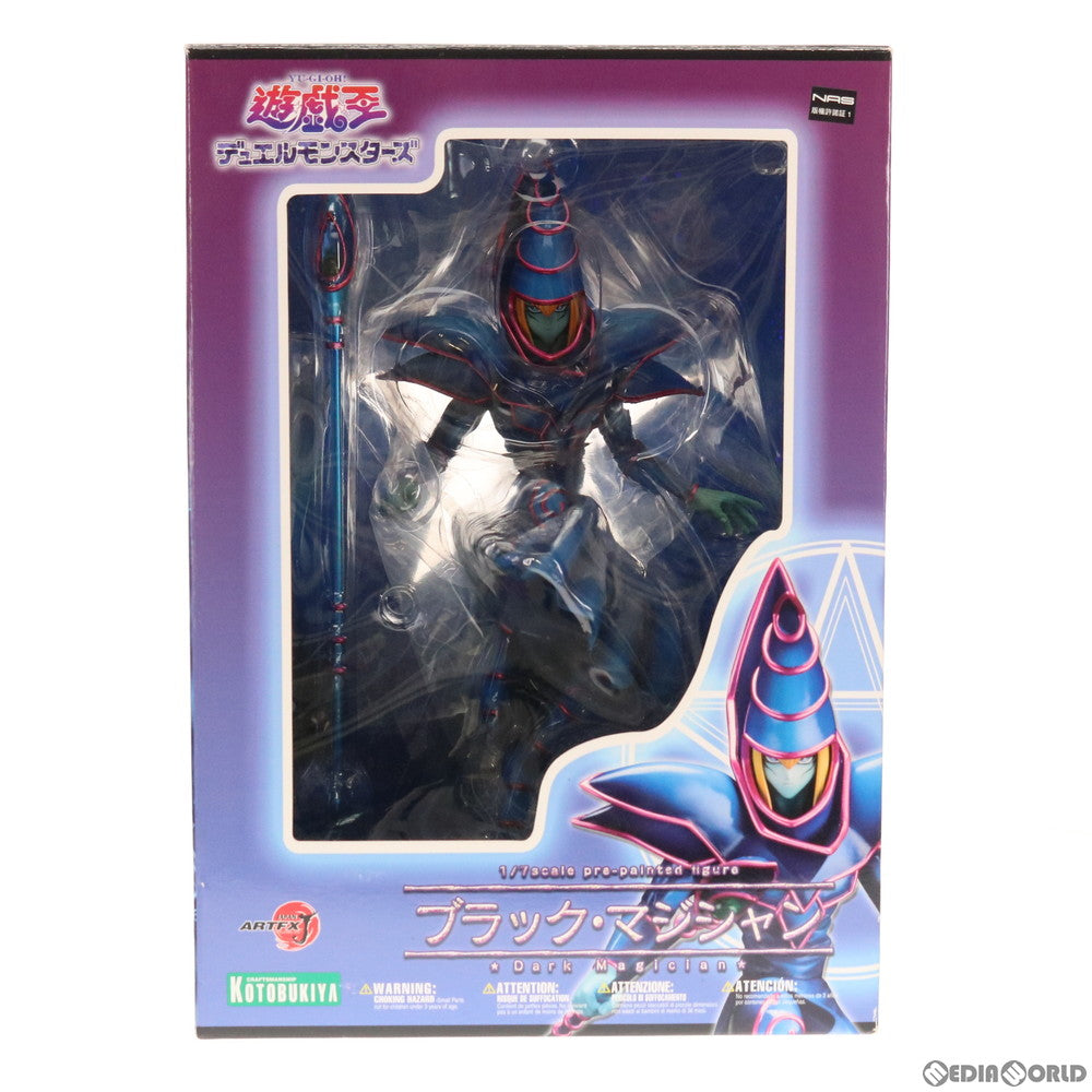 【中古即納】[FIG] 初回生産限定特典付属 ARTFX J ブラック・マジシャン 遊☆戯☆王 デュエルモンスターズ 1/7 完成品 フィギュア(PP467) コトブキヤ(20130112)