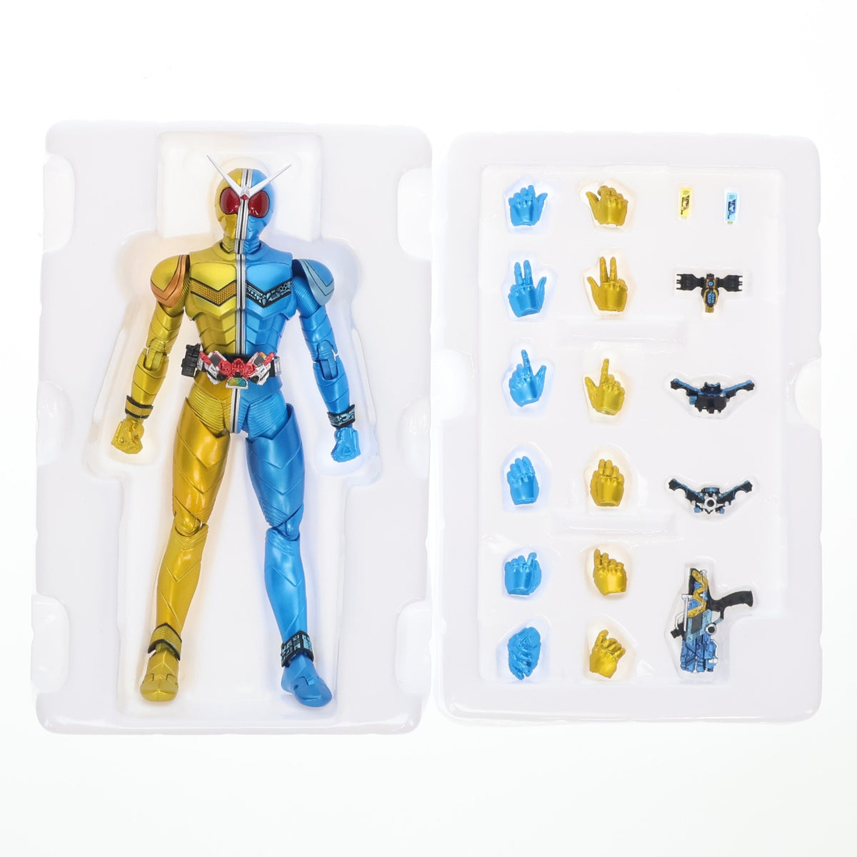 【中古即納】[FIG] 魂ウェブ商店限定 S.H.Figuarts(フィギュアーツ) 真骨彫製法 仮面ライダーW(ダブル) ルナトリガー 完成品 可動フィギュア バンダイスピリッツ(20181031)