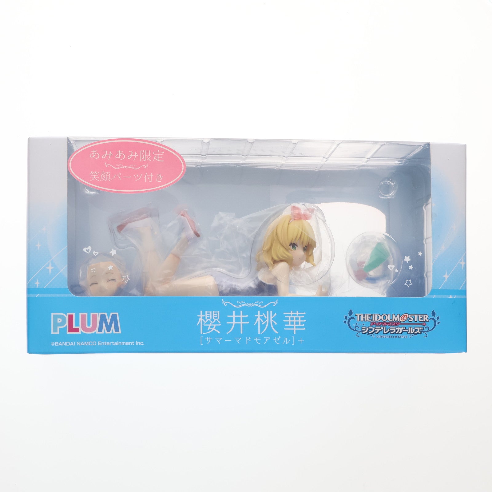 【中古即納】[FIG] 櫻井桃華(さくらいももか) [サマーマドモアゼル] + あみあみ限定版 アイドルマスター シンデレラガールズ 1/7 完成品 フィギュア PLUM(プラム) (20080731)