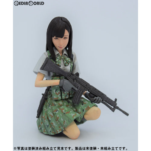 【中古即納】[FIG] 豊崎恵那(リアルヘッドバージョン)(とよさきえな) LittleArmory(リトルアーモリー) 1/35 未塗装組み立て式レジンキット フィギュア モデリウム/TOMYTEC(トミーテック)(20190320)