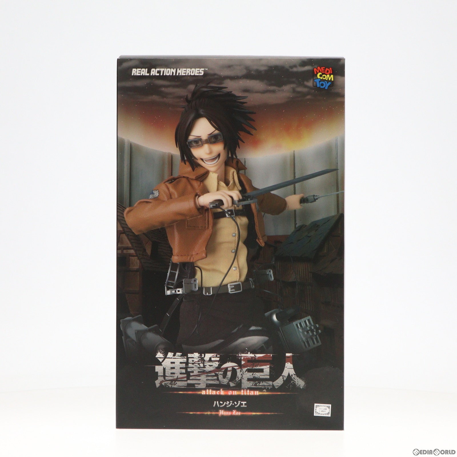 【中古即納】[FIG] リアルアクションヒーローズ No.706 RAH ハンジ・ゾエ 進撃の巨人 完成品 可動フィギュア メディコム・トイ(20151031)