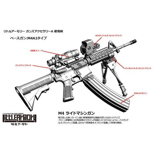 【予約安心出荷】[PTM] (再々販) LittleArmory(リトルアーモリー) LD022 1/12 ガンズアクセサリーA2 プラモデル(300359) TOMYTEC(トミーテック)(20260731)