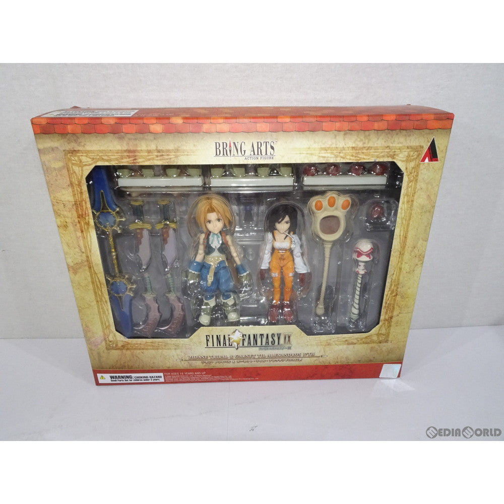 【中古即納】[FIG] BRING ARTS(ブリングアーツ) ジタン・トライバル&ガーネット・ティル・アレクサンドロス17世 FINAL FANTASY IX(ファイナルファンタジー9) 完成品 可動フィギュア スクウェア・エニックス(20190829)