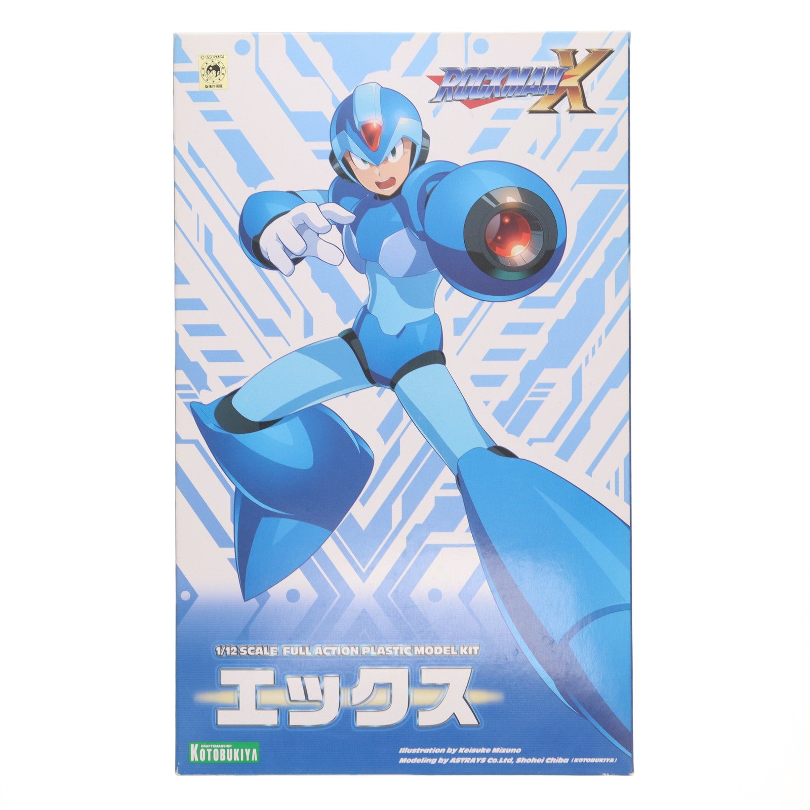 【中古即納】[PTM] 1/12 エックス ROCKMAN X(ロックマンX) プラモデル(KP488) コトブキヤ(20190830)