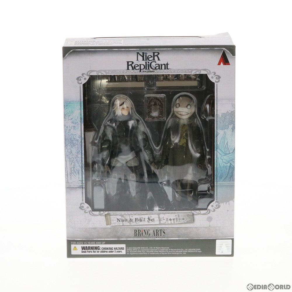 【中古即納】[FIG] BRING ARTS(ブリングアーツ) ニーア&エミール NieR RepliCant(ニーア レプリカント) 完成品 可動フィギュア スクウェア・エニックス(20190927)