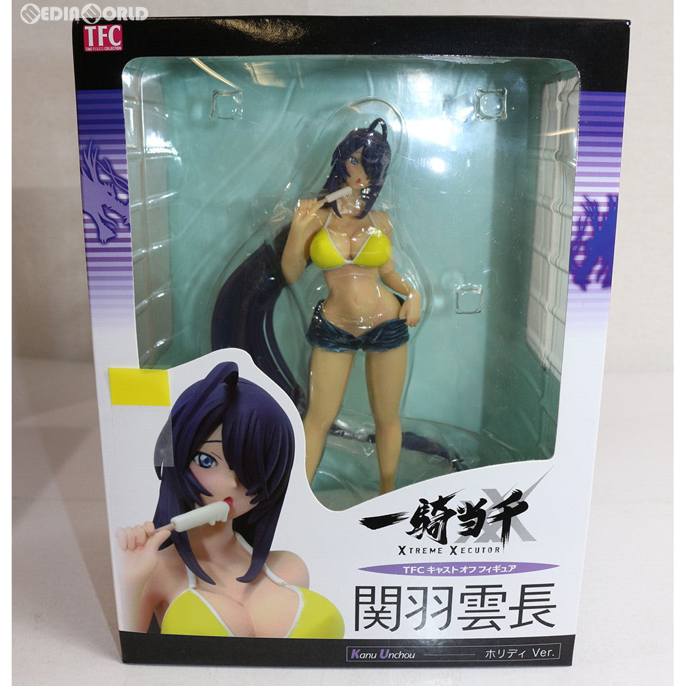 【中古即納】[FIG] 関羽雲長(かんううんちょう) ホリディVer. 一騎当千 XTREME XECUTOR(エクストリームエグゼクター) 1/8 完成品 フィギュア タキ・コーポレーション(20100224)
