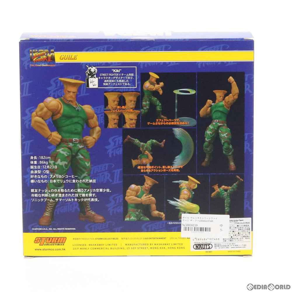 【中古即納】[FIG] ガイル ウルトラストリートファイターII ザ・ファイナルチャレンジャーズ 完成品 アクションフィギュア ストームコレクティブルズ(20190726)