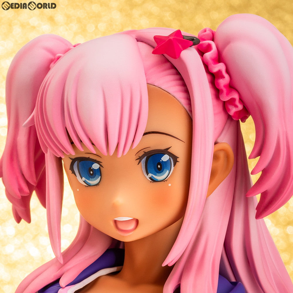【中古即納】[FIG] ポストカード付属 流通限定 無道叡智デザイン お豆ちゃんがピンク[小豆島夏乃](しょうどしまなつの) 1/6 完成品 フィギュア ダイキ工業(20200209)
