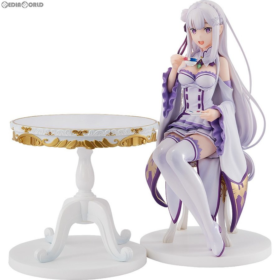 【新品即納】[FIG] エミリア お茶会Ver. Re:ゼロから始める異世界生活 1/7 完成品 フィギュア KADOKAWA(カドカワ) (20200125)