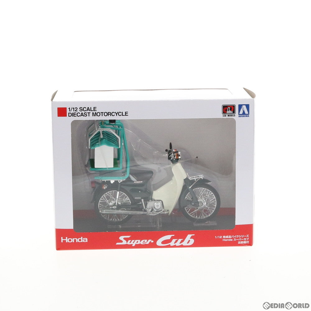 【中古即納】[MDL] 1/12 完成品バイクシリーズ Honda(ホンダ) スーパーカブ50 出前機付 ミニカー スカイネット(アオシマ)(20190831)