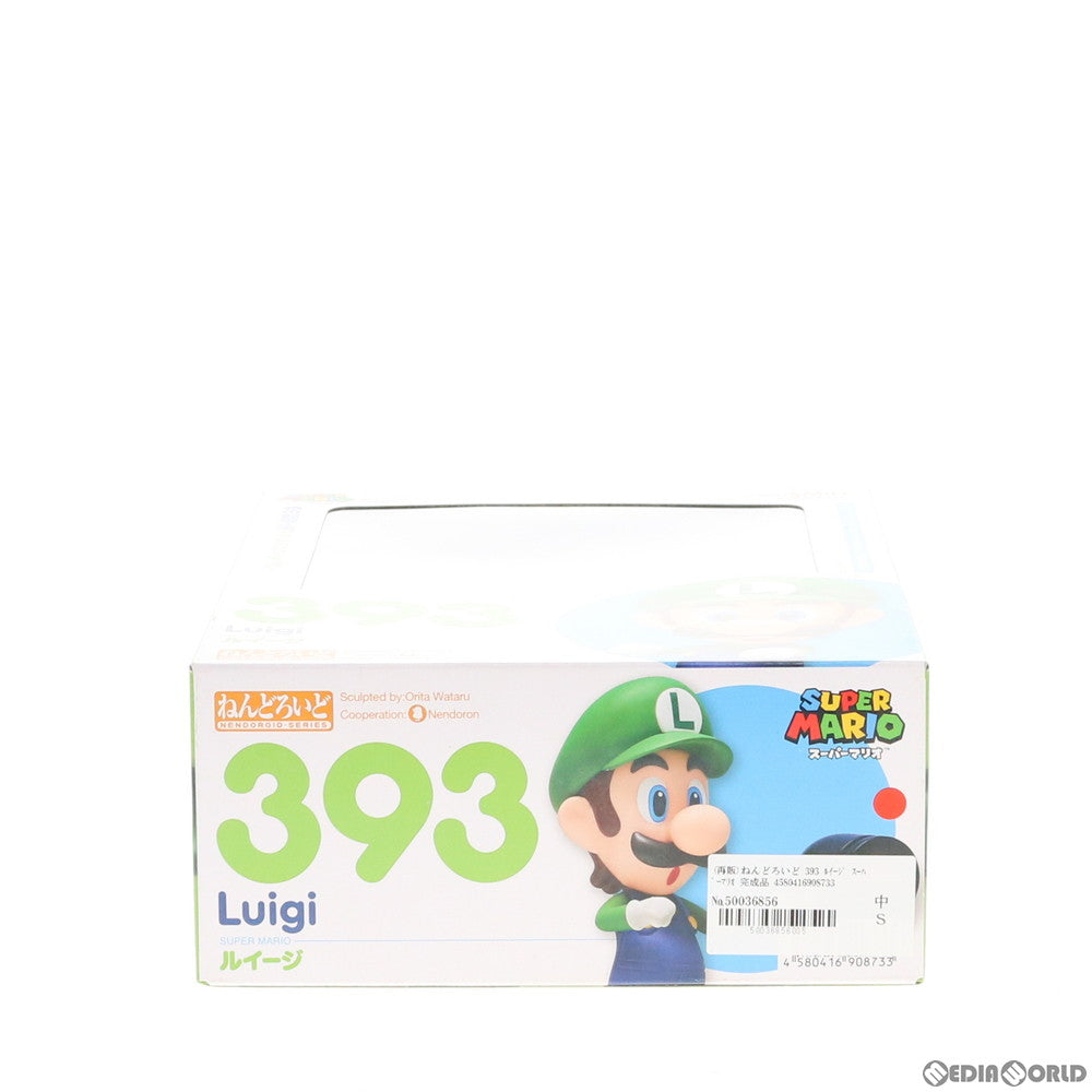 【中古即納】[FIG] (再販)ねんどろいど 393 ルイージ スーパーマリオ 完成品 可動フィギュア グッドスマイルカンパニー(20200418)