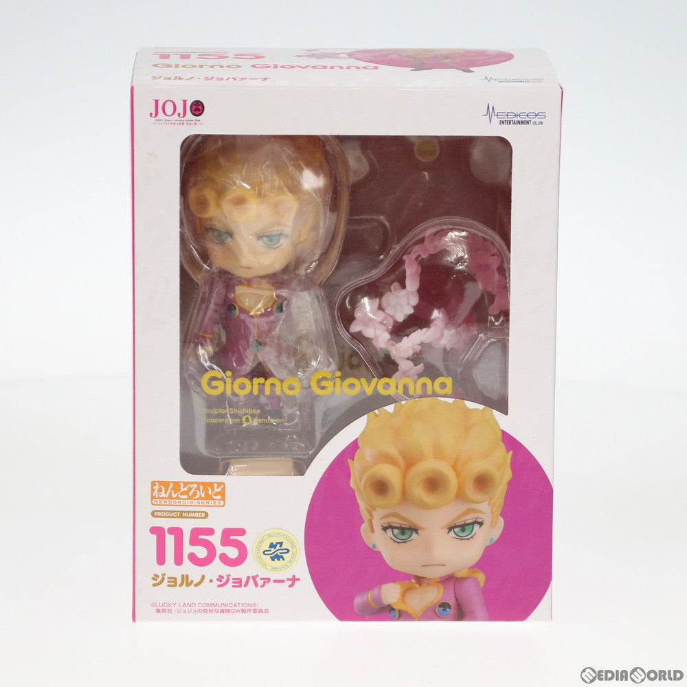 【中古即納】[FIG] ねんどろいど 1155 ジョルノ・ジョバァーナ TVアニメ「ジョジョの奇妙な冒険 黄金の風」 完成品 可動フィギュア メディコス・エンタテインメント(20191222)