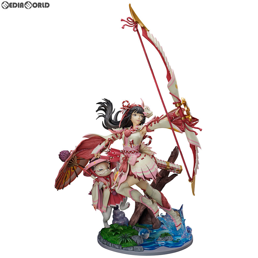【中古即納】[FIG] ミツネシリーズ 女性ガンナー MONSTER HUNTER XX(モンスターハンターダブルクロス) 1/7 完成品 フィギュア(AMU-FNX137) フリュー(20200730)