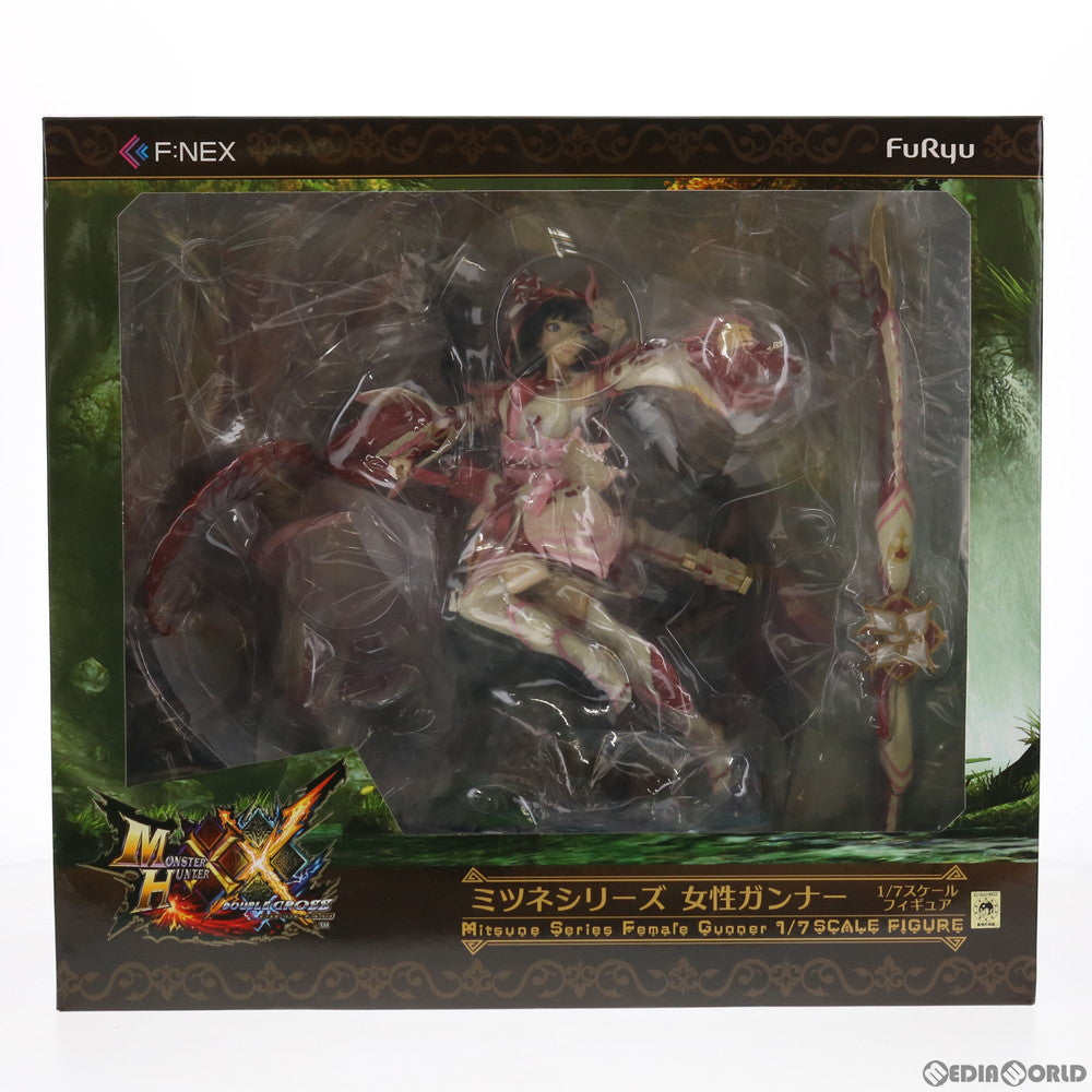 【中古即納】[FIG] ミツネシリーズ 女性ガンナー MONSTER HUNTER XX(モンスターハンターダブルクロス) 1/7 完成品 フィギュア(AMU-FNX137) フリュー(20200730)