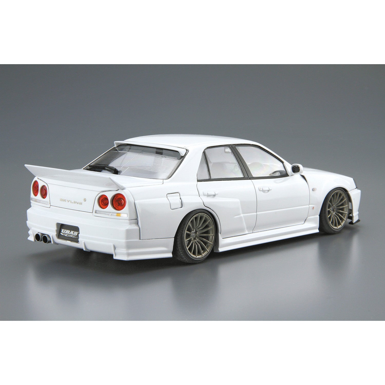 【新品即納】[PTM] (再販)ザ・チューンドカー No.4 1/24 URAS ER34 スカイライン TYPE-R '01(ニッサン) プラモデル(055342) アオシマ(20250228)