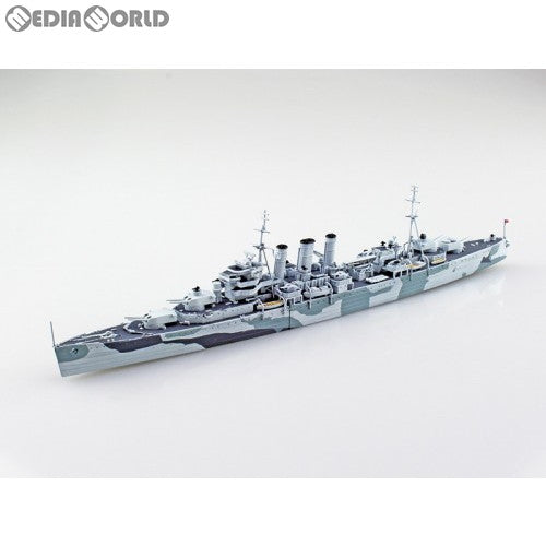 【中古即納】[PTM] (再販)ウォーターライン No.809 1/700 英国海軍 重巡洋艦ノーフォーク プラモデル アオシマ(20191218)