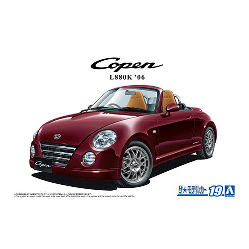 【新品即納】[PTM] (再販) ザ・モデルカー No.19 1/24 ダイハツ L880K コペン アルティメットエディション '06 プラモデル(058299) アオシマ(20251031)