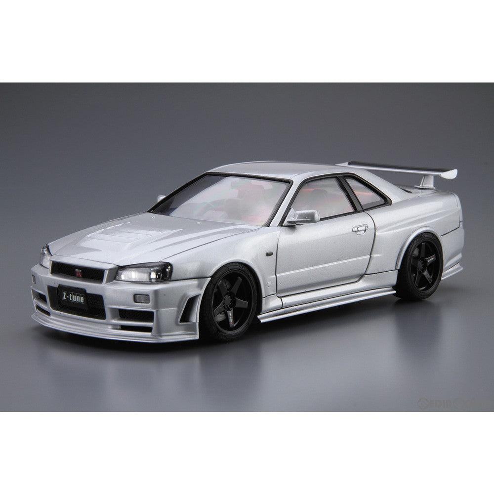 【新品】【お取り寄せ】[PTM] (再販)ザ・モデルカー No.34 1/24 ニスモ BNR34 スカイラインGT-R Z-tune '04 プラモデル アオシマ(20200930)