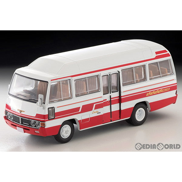 【新品】【お取り寄せ】[MDL] トミカリミテッドヴィンテージ LV-184b トヨタ コースター ハイルーフ デラックス車(白/赤) 1/64 完成品 ミニカー(302247) TOMYTEC(トミーテック)(20200111)
