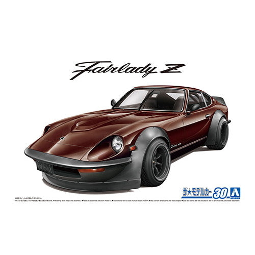 【新品即納】[PTM] (再販)ザ・モデルカー No.30 1/24 ニッサン S30 フェアレディZ エアロカスタム '75 プラモデル(058442) アオシマ(20241231)