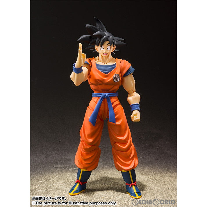 【新品即納】[FIG](3次再販)S.H.Figuarts(フィギュアーツ) 孫悟空-地球育ちのサイヤ人- ドラゴンボール超(スーパー) 完成品 可動フィギュア バンダイスピリッツ(20180630)