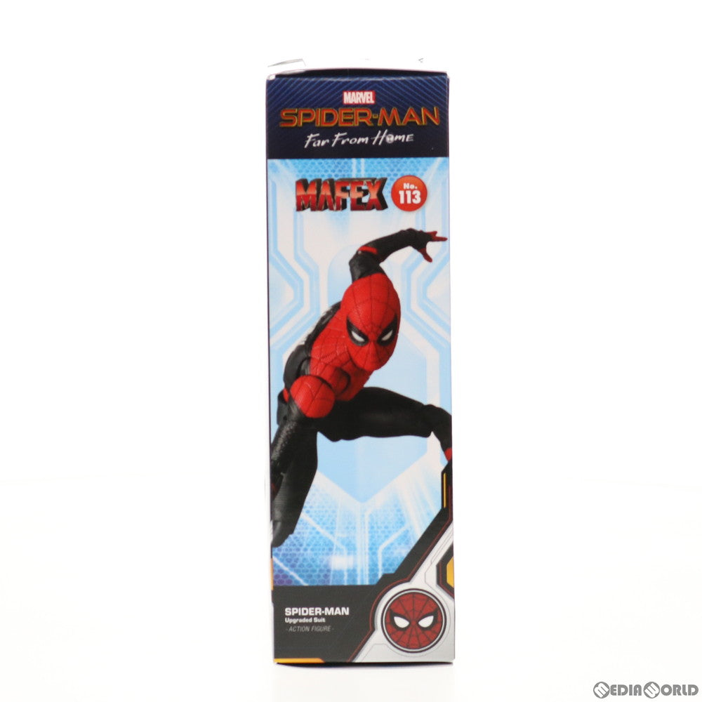 【新品即納】[FIG]マフェックス No.113 MAFEX SPIDER-MAN Upgraded Suit(スパイダーマン アップグレードスーツ)  SPIDER-MAN Far from Home(ファー・フロム・ホーム) 完成品 可動フィギュア メディコム・トイ(20210307)