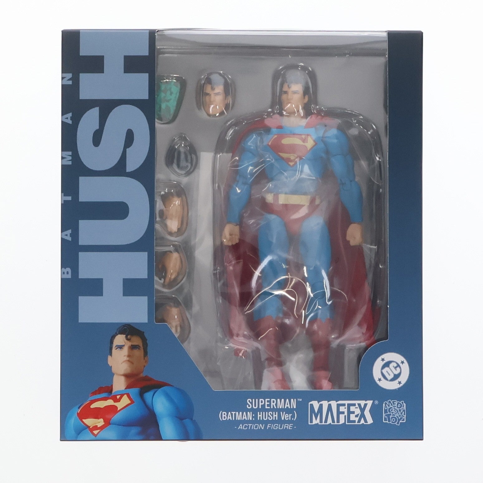 【中古即納】[FIG] (再販) マフェックス No.117 MAFEX SUPERMAN(HUSH Ver.)(スーパーマン ハッシュver) BATMAN HUSH(バットマン: ハッシュ) 完成品 可動フィギュア メディコム・トイ(20251220)