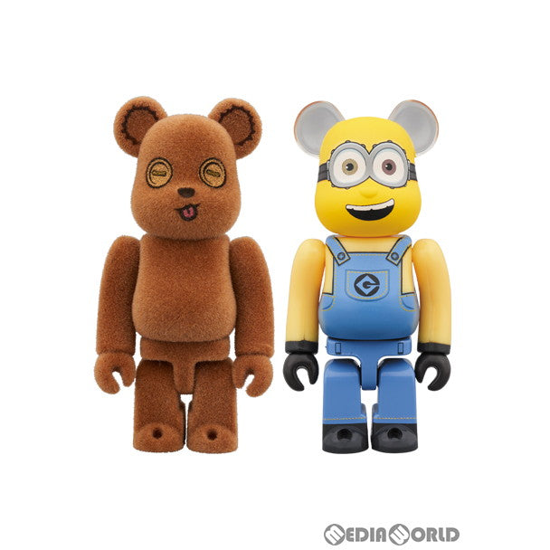 【新品即納】[FIG] BE@RBRICK(ベアブリック) TIM & BOB(ティム&ボブ) ミニオンズ 2PACK(2パック) 完成品 可動フィギュア メディコム・トイ(20201002)