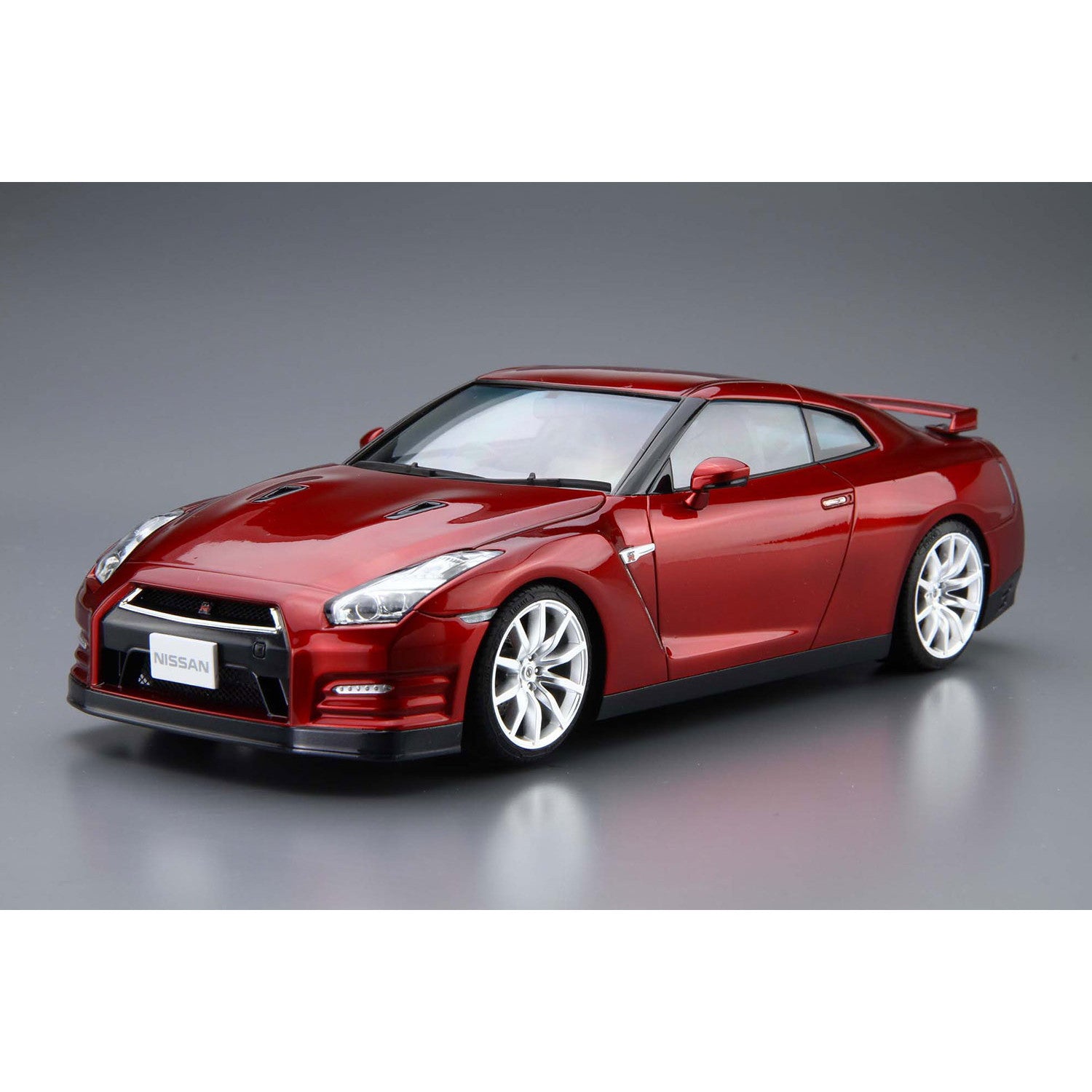 【新品即納】[PTM] (再々販) ザ・モデルカー No.3 1/24 ニッサン R35 GT-R ピュアエディション'14 プラモデル(058572) アオシマ(20241130)