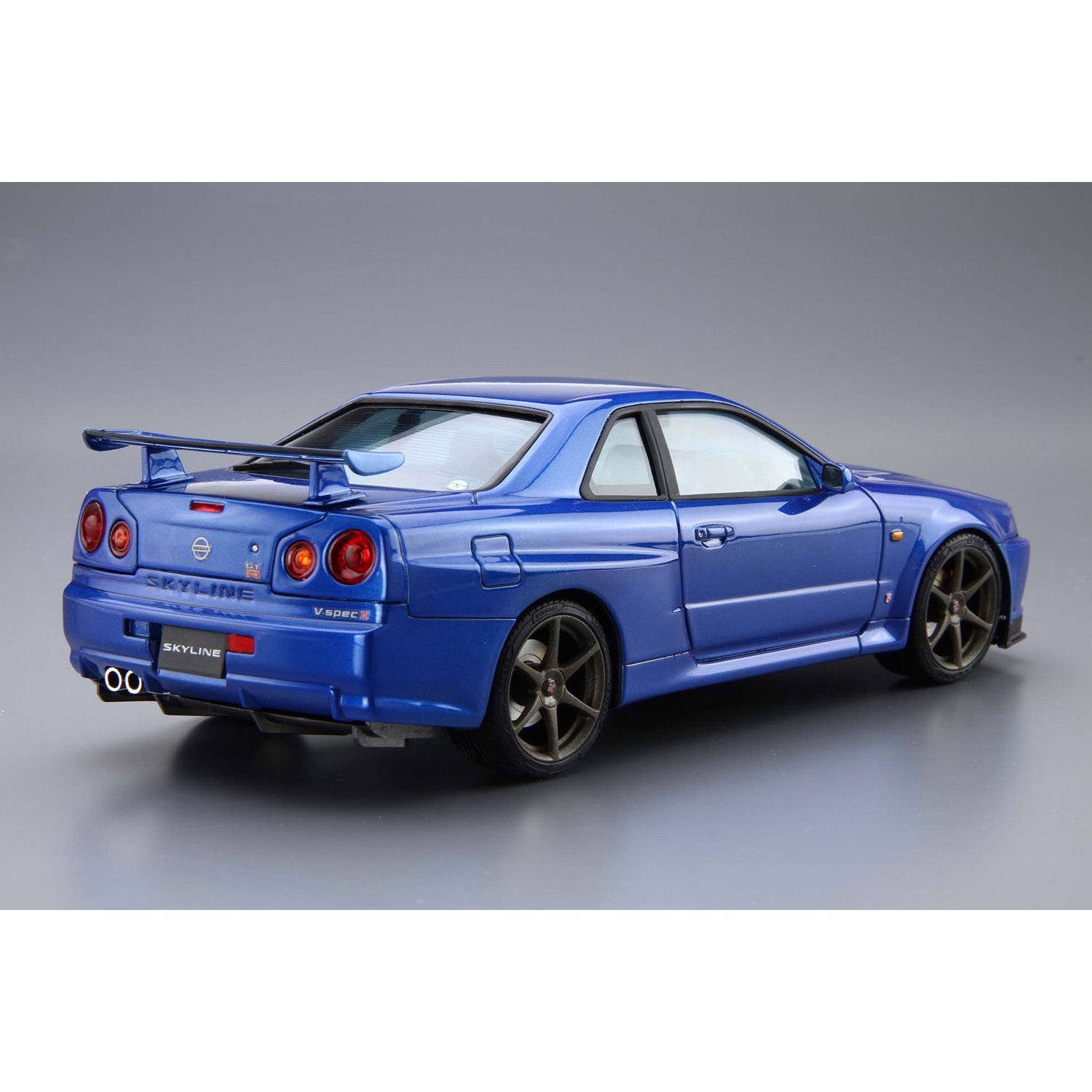 【新品即納】[PTM] (再々販)ザ・モデルカー No.8 1/24 ニッサン BNR34 スカイラインGT-R V-specII '02 プラモデル(058589) アオシマ(20241231)