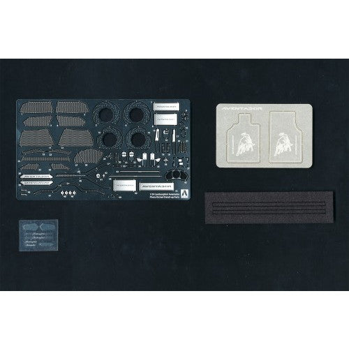 【新品即納】[PTM] (再販) 1/24 ディテールアップパーツ No.TSC-03 1/24 ランボルギーニ アヴェンタドールLP700-4 専用ディテールアップパーツセット プラモデル用アクセサリ(058657) アオシマ(20251020)