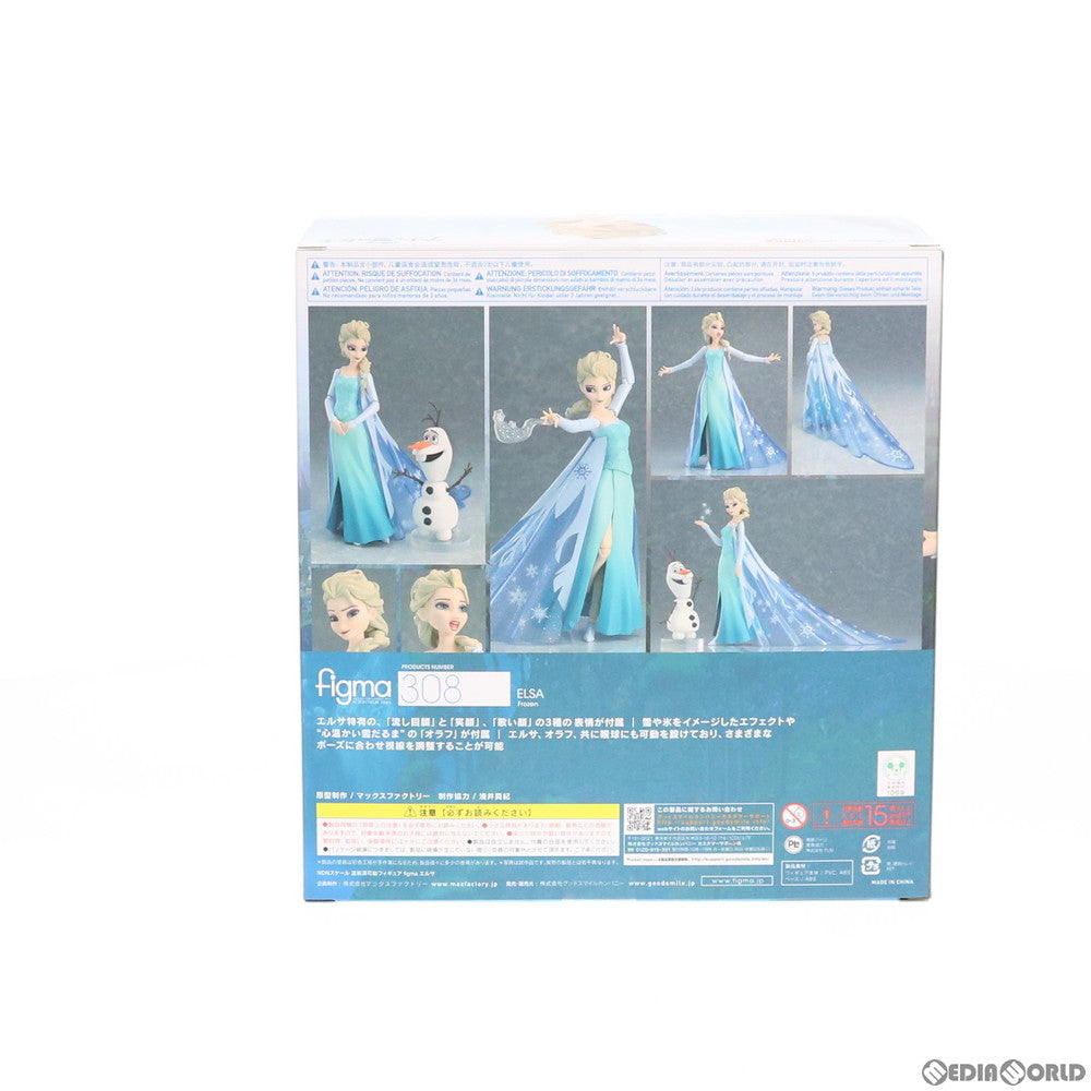 【中古即納】[FIG] (再販)figma(フィグマ) 308 エルサ アナと雪の女王 完成品 可動フィギュア グッドスマイルカンパニー(20200719)