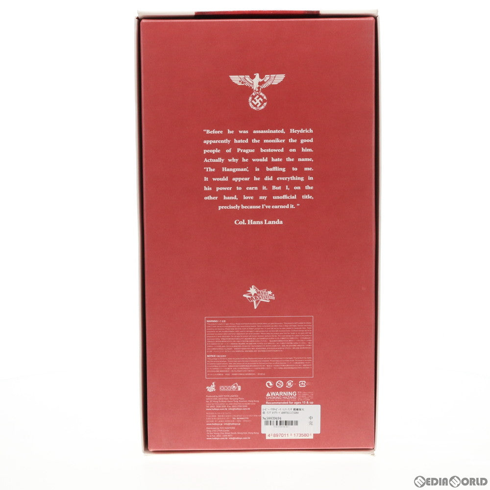 【中古即納】[FIG] ムービー・マスターピース ハンス・ランダ親衛隊大佐 イングロリアス・バスターズ 1/6 完成品 可動フィギュア(MM#134) ホットトイズ(20101130)