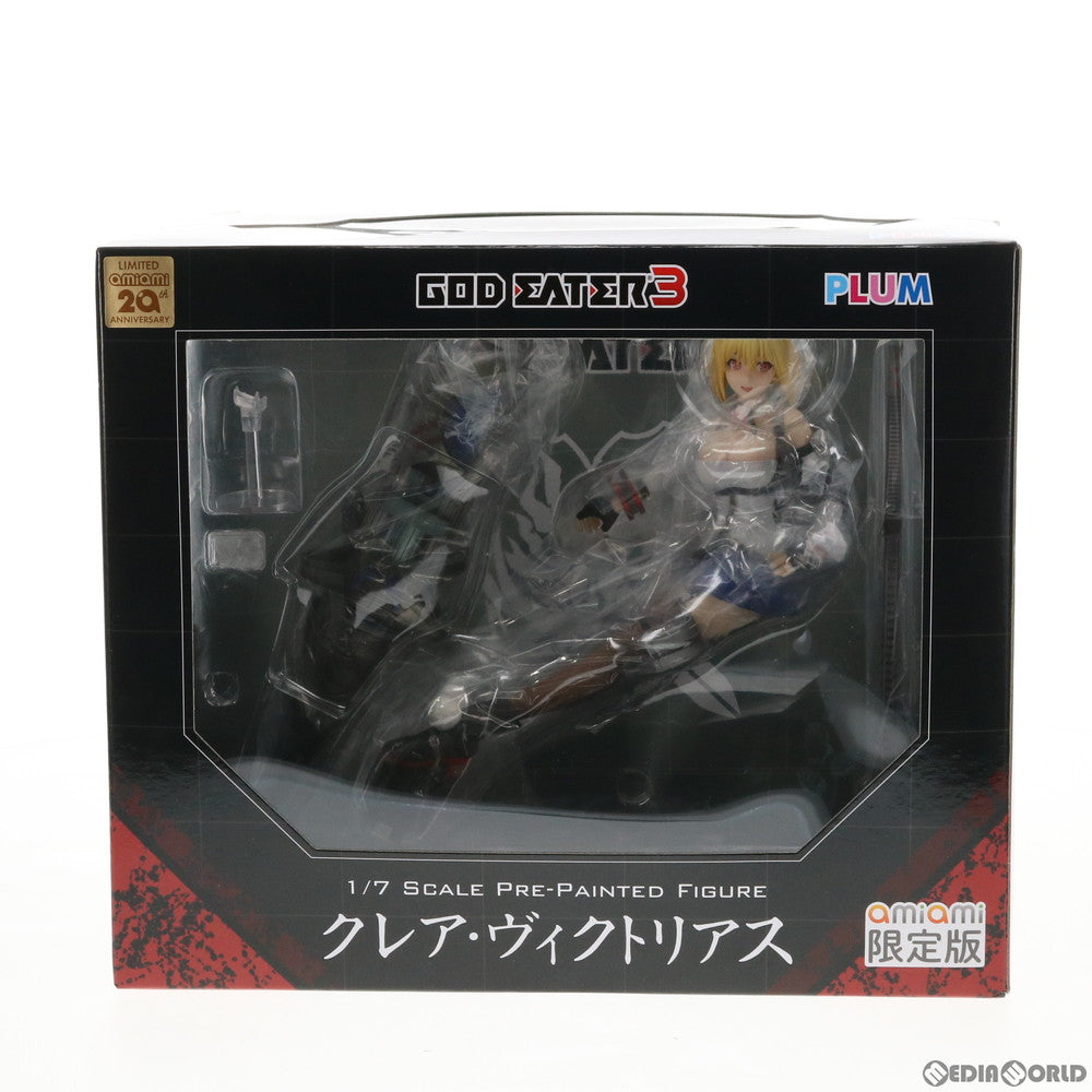 【中古即納】[FIG] クレア・ヴィクトリアス あみあみ限定笑顔版 GOD EATER 3(ゴッドイーター3) 1/7 完成品 フィギュア PLUM(プラム)(20190831)