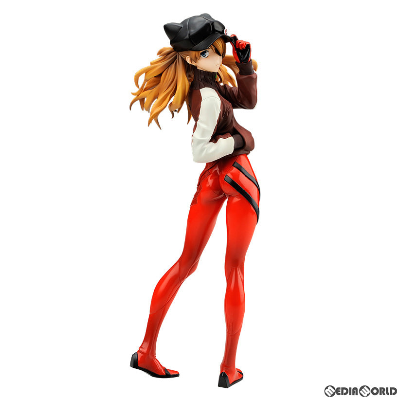 【中古即納】[FIG] EVA GLOBAL限定復刻 式波・アスカ・ラングレー ジャージVer. ヱヴァンゲリヲン新劇場版:Q 1/7 完成品 フィギュア アルター(20150430)