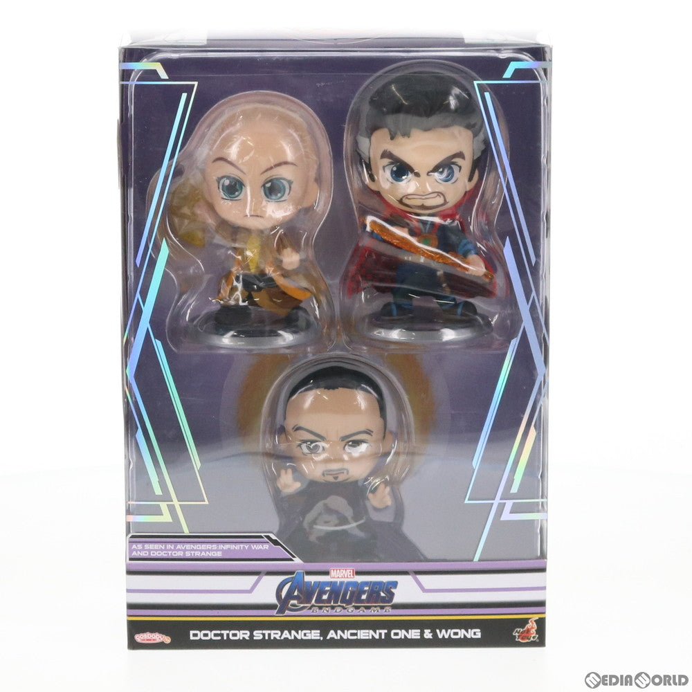 【中古即納】[FIG] コスベイビー サイズS ドクター・ストレンジ&エンシェント・ワン&ウォン(3体セット) アベンジャーズ/エンドゲーム 完成品 フィギュア(COS#575) ホットトイズ(20190829)