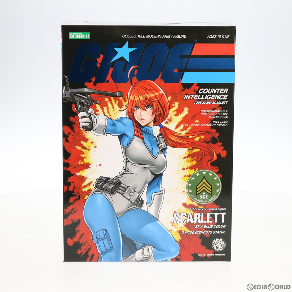 【中古即納】[FIG] G.I. JOE美少女 スカーレット スカイブルー 限定版 G.I.ジョー 1/7 完成品 フィギュア(SV279) コトブキヤ(20200801)