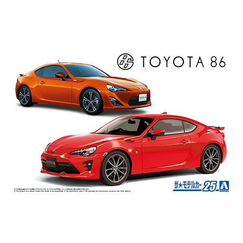 【新品即納】[PTM] (再販)ザ・モデルカー No.25 1/24 トヨタ ZN6 TOYOTA86 '16 プラモデル(059661) アオシマ(20241231)