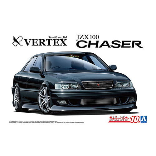 【新品】【お取り寄せ】[PTM] ザ・チューンドカー No.10 1/24 VERTEX JZX100 チェイサー ツアラーV '98 (トヨタ) プラモデル アオシマ(20200630)